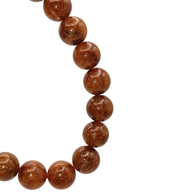 Superior Brazil Copper Rutilated Bracelet